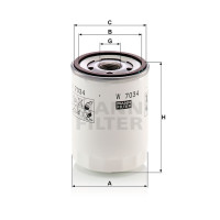 Фильтр масляный MANN-FILTER W 7034